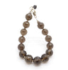 Faceted Smoky Quartz Beads Bracelet | 925 Sterling Silver and Tiger Tail | Nice mellow colour | Fair Trade and well made | Smoky is down to Earth in a conscious way empowering you to deal with physical issues internal or external | Genuine Gems from Crystal Heart Australia since 1986