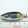 Labradorite Spectrolite Pendant | Large Teardrop Cabochon | 925 Sterling Silver | Blues and Golds Flashing Fire | Sagittarius Scorpio Leo Star Stone | Genuine Gems from Crystal Heart Melbourne Australia since 1986