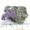 Vera Cruz Amethyst Cluster | 2 perfect points on Matrix | Natural uncut Crystal | Violet Flame | Meditation | Purify | Balance | Transcend | Genuine Gems from Crystal Heart Melbourne since 1986