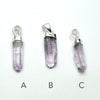 Amethyst Pendant, Natural Vera Cruz Point, 925 Silver