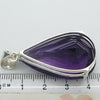 Amethyst Pendant | Large Faceted Teardrop Gemstone | Deep cut with special fancy cut on reverse | 925 Sterling Silver | Mesmerising Beauty | Quality Silver Work | Genuine Gems from Crystal Heart Melbourne Australia since 1986