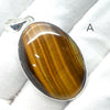 Tiger Eye Pendant | Good Chatoyancy |  Cabochon | 925 Sterling Silver | Bezel Set | Stimulate Mental & Emotional focus | study | Sports | Mind Body Integration | Health | Genuine Gems from Crystal Heart since 1986