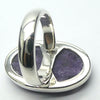 Charoite Ring Oval Cabochon | 925 Sterling silver | Adjustable US Size 7 to 8 | Awaken Spiritual Powers | Courage on the Path | Genuine Gemstones from Crystal Heart Melbourne Australia since 1986