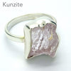 Kunzite Ring | Gemmy Nugget | Good colour & Transparency | 925 Sterling Silver | Bezel Set | US Size 9 | AUS Size R1/2 | Wisdom of the Heart | Taurus Scorpio Leo | Genuine Gems from Crystal heart Melbourne Australia since 1986