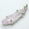 Kunzite Pendant | Pink Spodumene | Raw Crystal | Very clear transparency | 925 Sterling Silver | Wisdom of the Heart | Protection | Passion | Genuine gems from Crystal heart Melbourne Australia since 1986