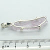 Kunzite Pendant | Pink Spodumene | Raw Crystal | Very clear transparency | 925 Sterling Silver | Wisdom of the Heart | Protection | Passion | Genuine gems from Crystal heart Melbourne Australia since 1986