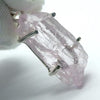 Kunzite Pendant | Pink Spodumene | Raw Crystal | Very clear transparency | 925 Sterling Silver | Wisdom of the Heart | Protection | Passion | Genuine gems from Crystal heart Melbourne Australia since 1986