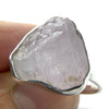 Kunzite Ring, Gemmy Raw Nugget, 925 Silver, US Size 10, s6