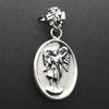 Archangel Uriel Pendant | 925 Sterling Silver | Illumination, Knowledge, Writing, Channeling Angel | Christian Symbol | Crystal Heart Melbourne Australia since 1986