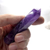 Amethyst Healing Wand | Genuine Stone | Single Point, Rounded end | Energy or physical healing Tool | Crystal Heart Melbourne Australia since 1986