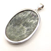 Seraphinite Pendant Oval Cabochon | 925 Sterling Silver | Clinochlore | Energise Unlobck Regenerate | Chronic Fatigue | Birthing | Crystal Heart Melbourne Australia since 1986