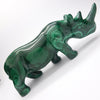 Malachite Rhino Carving | Congo | Lovely Colour and Markings | Primitive Shamanic Appeal | Crystal Heart Melbourne Australia since 1986