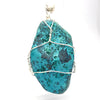 Chrysocolla Raw Nugget Pendant | Large Raw Natural | Crystal Heart Melbourne Australia since 1986