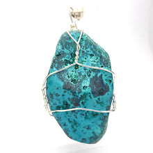 Load image into Gallery viewer, Chrysocolla Raw Nugget Pendant | Large Raw Natural | Crystal Heart Melbourne Australia since 1986