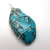 Chrysocolla Raw Nugget Pendant | Large Raw Natural | Crystal Heart Melbourne Australia since 1986