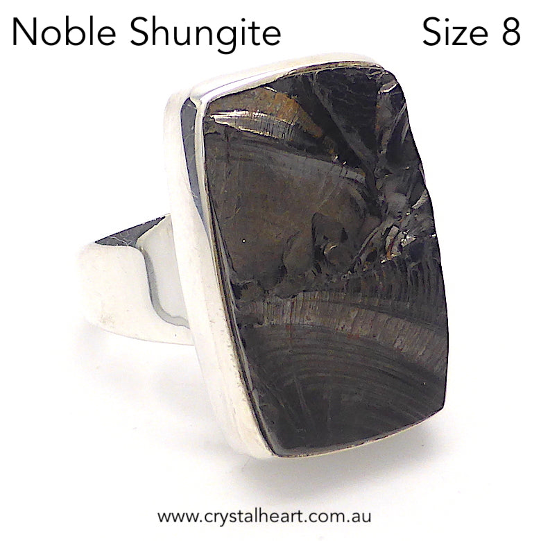 Mens on sale shungite ring