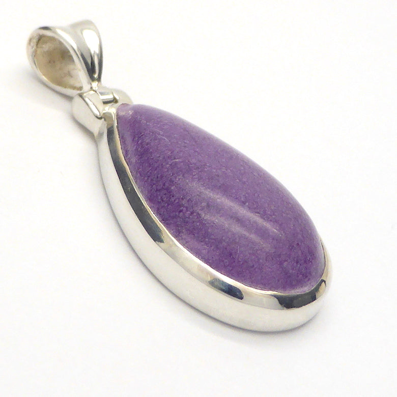 Purpurite Pendant | Teardop Cabochon | 925 Sterling Silver | Iron Manganese Phosphate | Connect your Soul and liberate | Genuine Gems from Crystal Heart Melbourne Australia since 1986