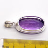 Brazilian Amethyst Pendant | A Grade Faceted Oval | Lovely shade, not to deep or too light | 925 Sterling Silver | Quality Silver Work | Crystal Heart Melbourne Australia since 1986