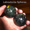 Labradorite Crystal  Sphere | 50, 55 mm | Blue Flash | Genuine Gems from Crystal Heart Melbourne Australia since 1986