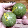 Green Grass Jasper Crystal Sphere | Protection | Heart Uplift  | Positive | Calm | Genuine Gems from Crystal Heart Melbourne Australia since 1986