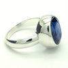 Blue Kyanite Ring, Faceted Oval, 925 Silver, p3