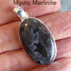 Mystic Merlinite Pendant | Oval Cabochon | 925 Sterling Silver | Psychic Power | Delve into your inner core | Genuine gems from Crystal Heart Melbourne Australia since 1986