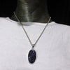 Mystic Merlinite Pendant | Oval Cabochon | 925 Sterling Silver | Psychic Power | Delve into your inner core | Genuine gems from Crystal Heart Melbourne Australia since 1986