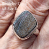 Boulder Opal Ring | 925 Silver | Australian Stone | US Ring Size 8 | AUS Size  P1/2 | Focus emotional creative will onto physical goals | Genuine Gems from Crystal Heart Melbourne since 1986