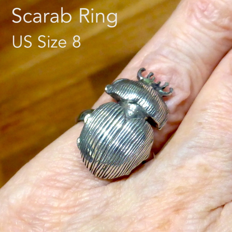 Egyptian scarab online ring