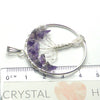 Tree Pendant with Amethyst gemstone chips | silver plated wire | Crystal Heart Melbourne Australia since 1986