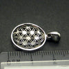 Flower of Life Pendant | 925 Sterling Silver | Meditation Mandala | Unite Male / Female God / Goddess  Material / Spiritual Energies | Crystal Heart Melbourne Australia since 1986