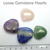 Gemstone Hearts ~ Amethyst, Rose, Lapis and Aventurine