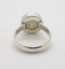 Pearl Ring, Mabe, 925 Silver, Size 5.5