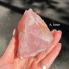 Rose Quartz Generator Crystal | Natural point, Polished Faces | Cut base so it stands up for meditation | Rose Quartz is known as the 'Love Rock' for it's compassionate loving nature | Love yourself to attract love | Genuine Gems from Crystal Heart Melbourne Australia since 1986