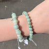 Jade Stretch Bead Bracelet | Luck | Vitality | Optimism | Confidence | Health | Prosperity | Crystal Heart Melbourne Australia since 1986