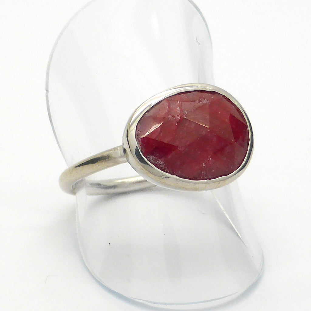 Ruby Ring with Diamonds White Gold | Scarlett Jewellery Label